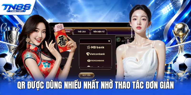 QR được dùng nhiều nhất nhờ thao tác đơn giản QR được dùng nhiều nhất nhờ thao tác đơn giản
